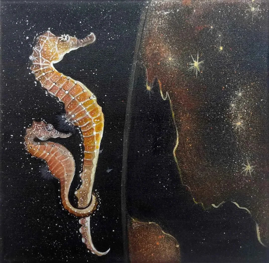 İNCİ YARIM — “isimsiz”, 2016 "isimsiz" eseri İNCİ YARIM tarafından 2016 yılında 25x25 cm ölçülerinde Tuval üzeri akrilik boya tekniği ile yapılmıştır.