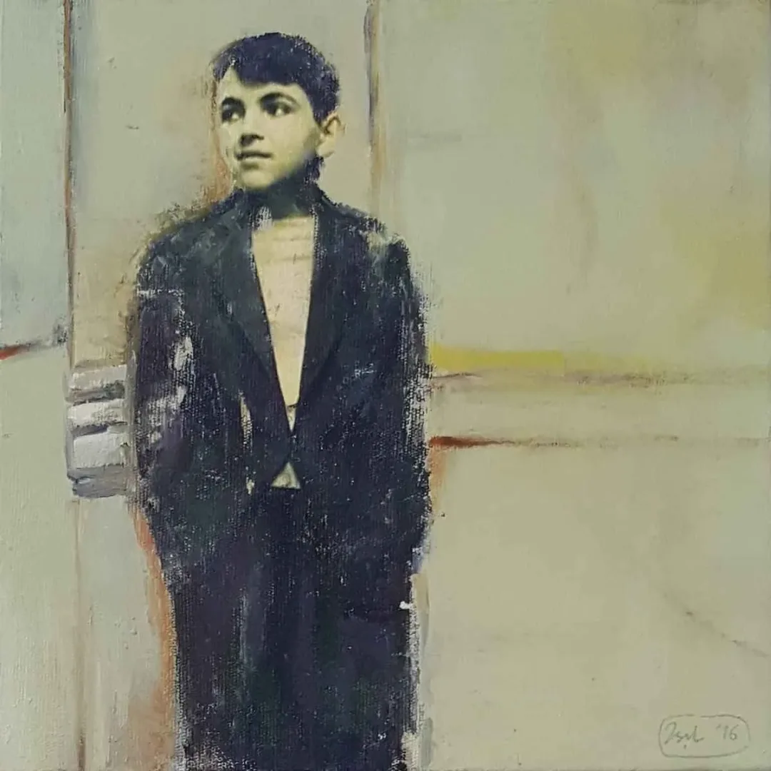 IŞIL GÜLEÇYÜZ — “Figür Üzerine Çeşitlemeler”, 2016 "Figür Üzerine Çeşitlemeler" eseri IŞIL GÜLEÇYÜZ tarafından 2016 yılında 25x25 cm ölçülerinde Tuval üzeri karışık teknik tekniği ile yapılmıştır.