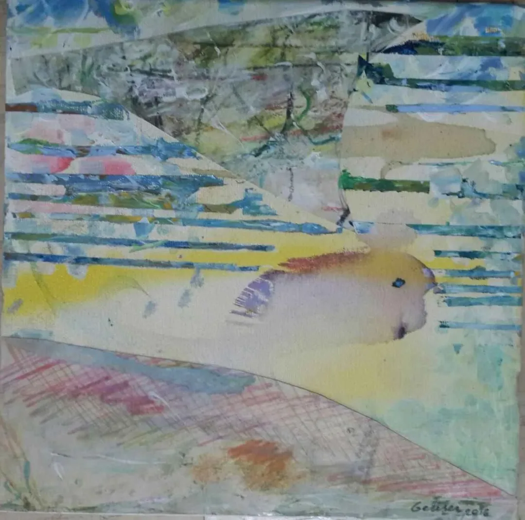 KORAY GELİŞEN — “isimsiz”, 2016 "isimsiz" eseri KORAY GELİŞEN tarafından 2016 yılında 25x25 cm ölçülerinde Tuval üzeri akrilik boya tekniği ile yapılmıştır.