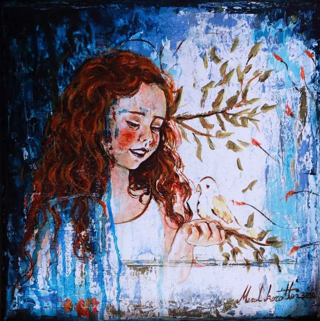 MERAL KORALTAN VURAN — “isimsiz”, 2016 "isimsiz" eseri MERAL KORALTAN VURAN tarafından 2016 yılında 25x25 cm ölçülerinde Tuval üzeri yağlı boya tekniği ile yapılmıştır.