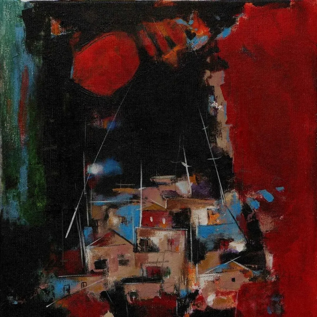 NACİYE BOZDOĞAN AKBAŞ — “isimsiz”, 2016 "isimsiz" eseri NACİYE BOZDOĞAN AKBAŞ tarafından 2016 yılında 25x25 cm ölçülerinde Tuval üzeri yağlı boya tekniği ile yapılmıştır.