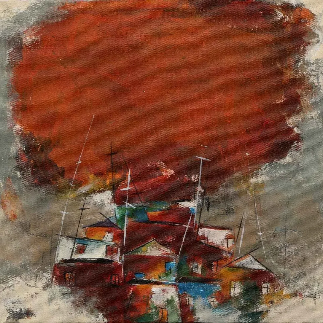NACİYE BOZDOĞAN AKBAŞ — “isimsiz”, 2016 "isimsiz" eseri NACİYE BOZDOĞAN AKBAŞ tarafından 2016 yılında 25x25 cm ölçülerinde Tuval üzeri yağlı boya tekniği ile yapılmıştır.