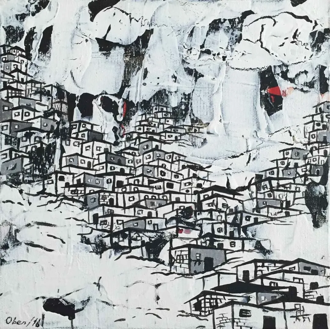 OBEN YILMAZ — “isimsiz”, 2016 "isimsiz" eseri OBEN YILMAZ tarafından 2016 yılında 25x25 cm ölçülerinde Tuval üzeri yağlı boya tekniği ile yapılmıştır.