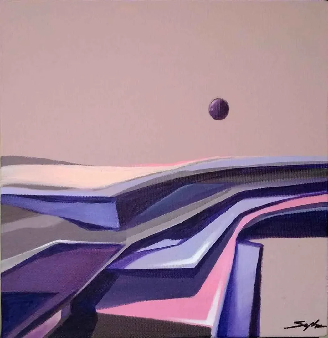 SOYHAN BALTACI — “isimsiz”, 2016 "isimsiz" eseri SOYHAN BALTACI tarafından 2016 yılında 25x25 cm ölçülerinde Tuval üzeri yağlı boya tekniği ile yapılmıştır.