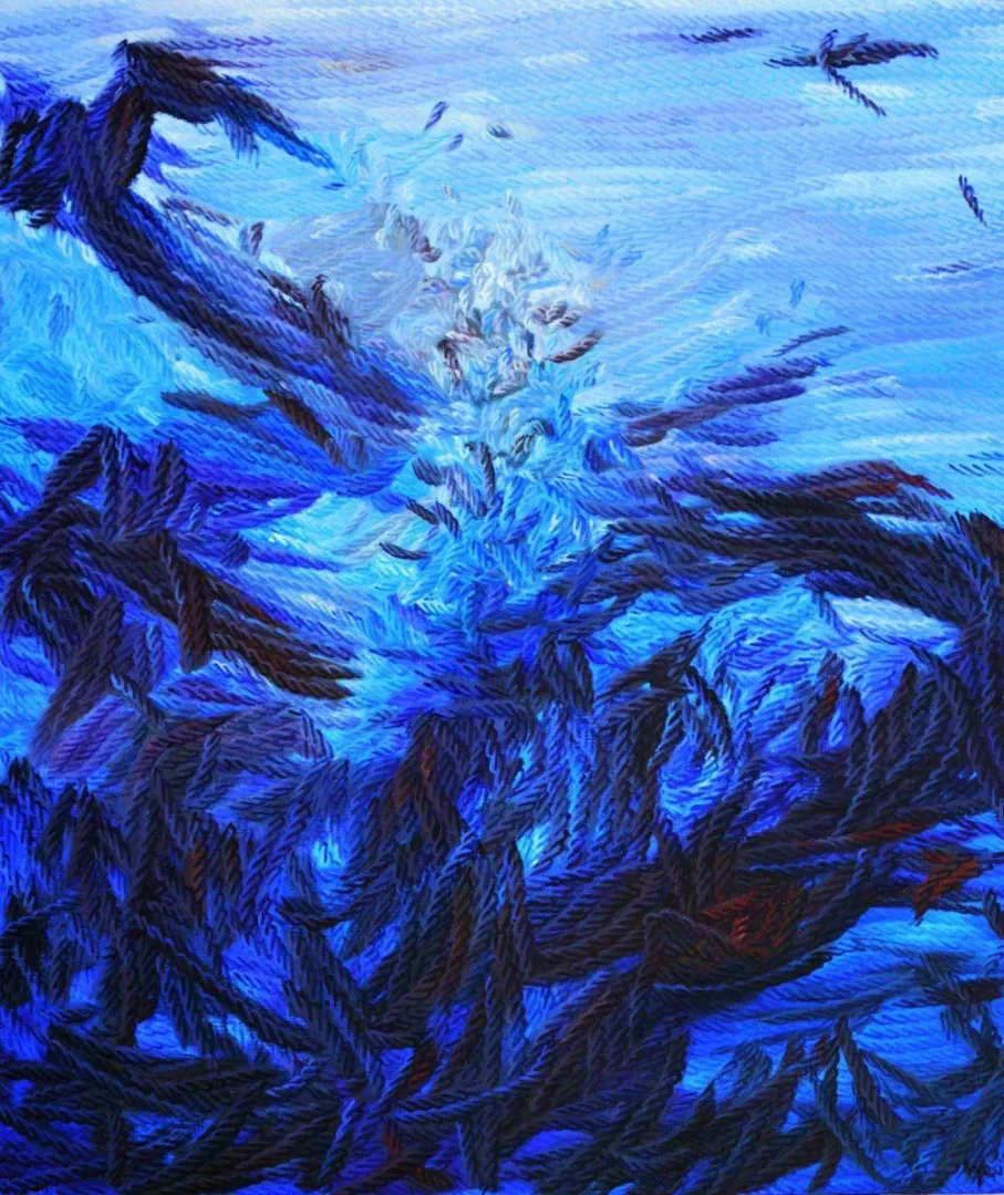 AHMET YEŞİL — “Tarihsiz Günlükler” "Tarihsiz Günlükler" eseri AHMET YEŞİL tarafından 100x85 cm ölçülerinde Tuval üzeri yağlı boya tekniği ile yapılmıştır.
