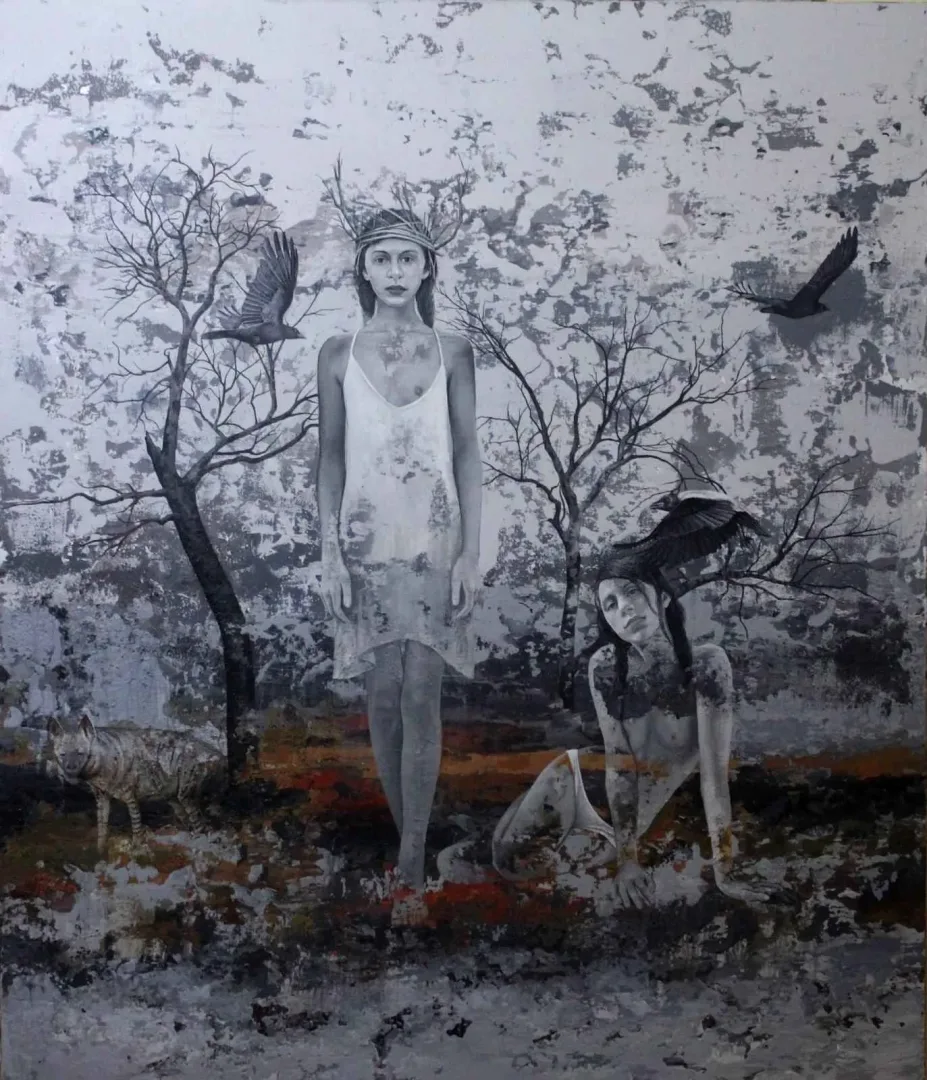 ŞAHİN DEMİR — 2017 Bu eser ŞAHİN DEMİR tarafından 2017 yılında 140x120 cm ölçülerinde Tuval üzeri akrilik boya tekniği ile yapılmıştır.