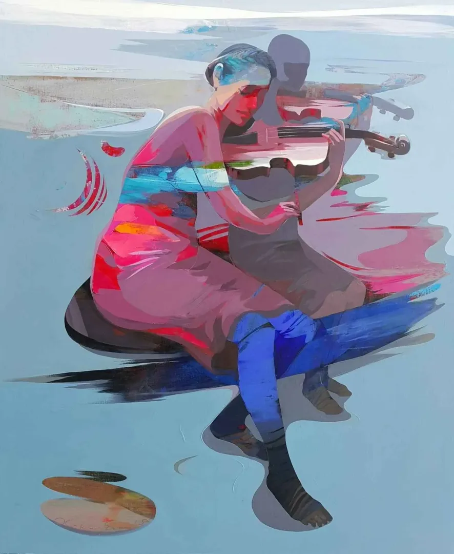 HAKAN ERASLAN — 2017 Bu eser HAKAN ERASLAN tarafından 2017 yılında 150x126 cm ölçülerinde Tuval üzeri akrilik boya tekniği ile yapılmıştır.