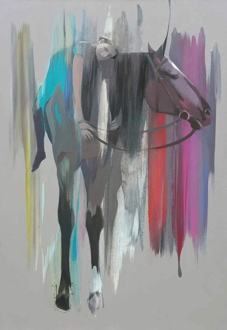 HAKAN ERASLAN — 2017 Bu eser HAKAN ERASLAN tarafından 2017 yılında 100x70 cm ölçülerinde Tuval üzeri akrilik boya tekniği ile yapılmıştır.