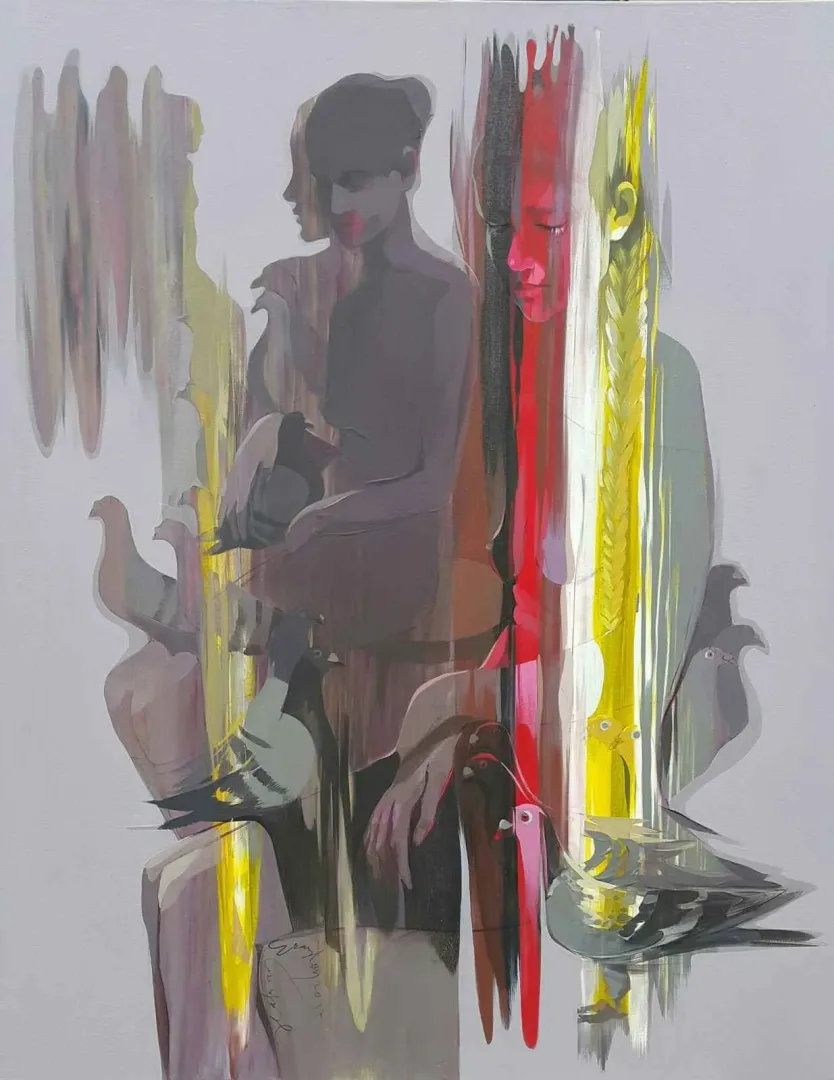 HAKAN ERASLAN — 2017 Bu eser HAKAN ERASLAN tarafından 2017 yılında 100x80 cm ölçülerinde Tuval üzeri akrilik boya tekniği ile yapılmıştır.