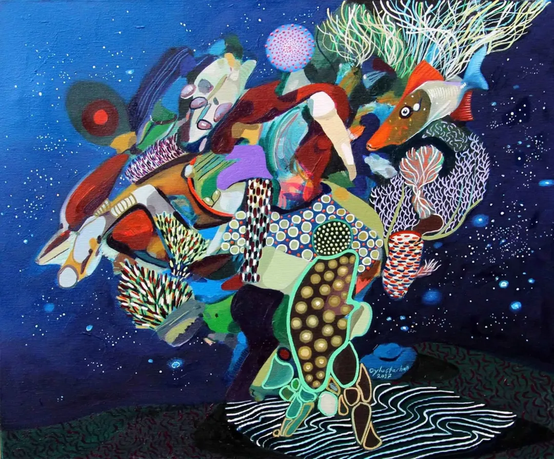 LEVENT OYLUÇTARHAN — 2017 Bu eser LEVENT OYLUÇTARHAN tarafından 2017 yılında 38x46 cm ölçülerinde Tuval üzeri yağlı boya tekniği ile yapılmıştır.