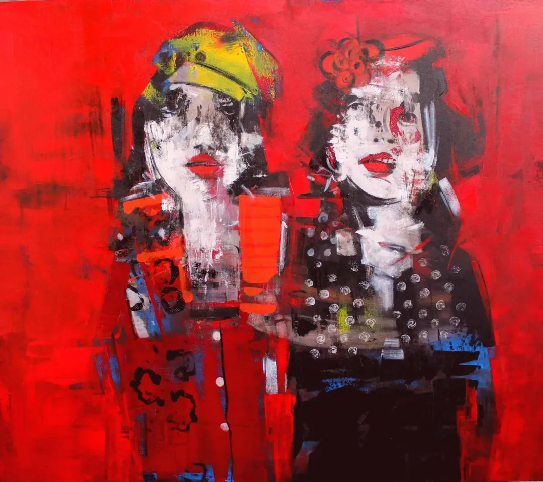 ÖZDEN GEZER — “Yüksek Sosyete”, 2017 "Yüksek Sosyete" eseri ÖZDEN GEZER tarafından 2017 yılında 120x140 cm ölçülerinde Tuval üzeri akrilik boya tekniği ile yapılmıştır.
