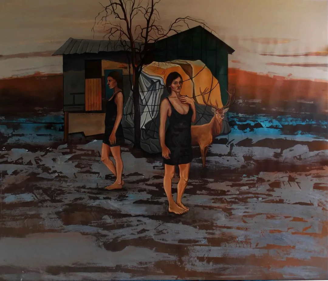 MAHMUT ÖZDEMİR — 2017 Bu eser MAHMUT ÖZDEMİR tarafından 2017 yılında 120x140 cm ölçülerinde Tuval üzeri akrilik boya tekniği ile yapılmıştır.