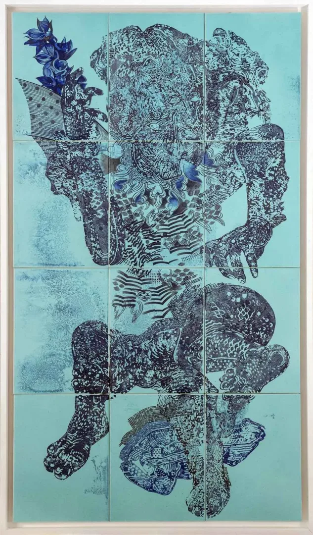 SEMİH KAPLAN — “Deniz Tanrıları”, 2016 "Deniz Tanrıları" eseri SEMİH KAPLAN tarafından 2016 yılında 132x75 cm ölçülerinde Seramik Pano tekniği ile yapılmıştır.