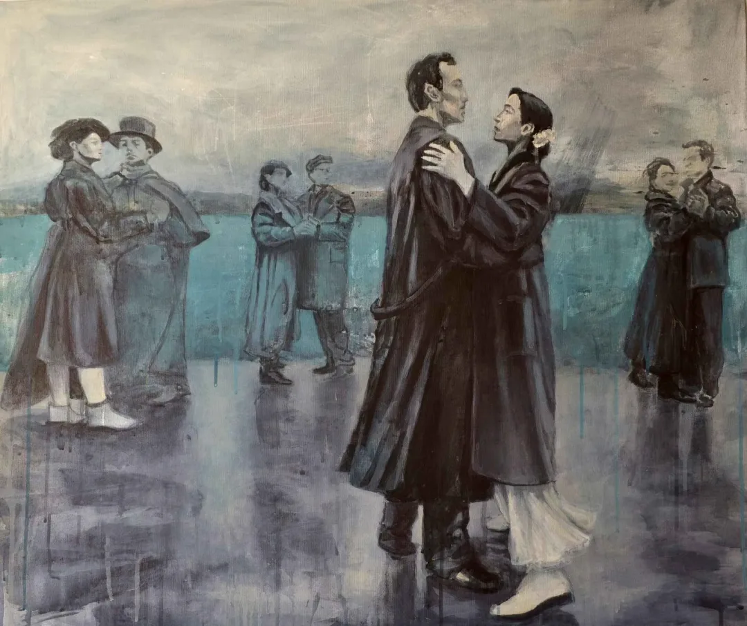ŞİRİN YILMAZ — “The other sea (for angelopulos)”, 2016 "The other sea (for angelopulos)" eseri ŞİRİN YILMAZ tarafından 2016 yılında 75x90 cm ölçülerinde Tuval üzeri yağlı boya tekniği ile yapılmıştır.