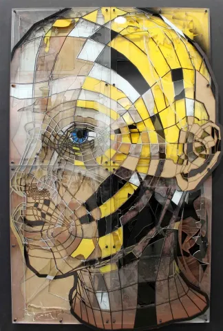 "Juliet" eseri EMRE LÜLE tarafından 2016 yılında 93x63 cm ölçülerinde Poliplastik tekniği ile yapılmıştır.