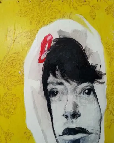 "İsimsiz" eseri ERCAN AYÇİÇEK tarafından 2016 yılında 50x40 cm ölçülerinde Tuval üzeri akrilik boya tekniği ile yapılmıştır.