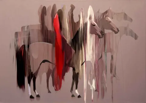 "İsimsiz" eseri HAKAN ERASLAN tarafından 70x100 cm ölçülerinde Tuval üzeri yağlı boya tekniği ile yapılmıştır.