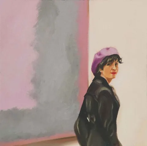 Bu eser ŞEYMA BAŞARAN tarafından 2017 yılında 20x20 cm ölçülerinde Pres tuval üzeri yağlı boya tekniği ile yapılmıştır.