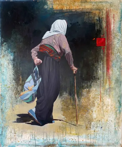Bu eser HASAN SAYGIN tarafından 2017 yılında 120x100 cm ölçülerinde Tuval üzeri yağlı boya tekniği ile yapılmıştır.