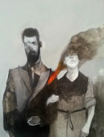 Bu eser ERCAN AYÇİÇEK tarafından 2017 yılında 60x50 cm ölçülerinde Tuvale üzeri akrilik boya tekniği ile yapılmıştır.