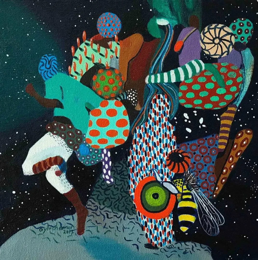 LEVENT OYLUÇTARHAN — “isimsiz”, 2017 "isimsiz" eseri LEVENT OYLUÇTARHAN tarafından 2017 yılında 25x25 cm ölçülerinde Tuval üzeri yağlı boya tekniği ile yapılmıştır.