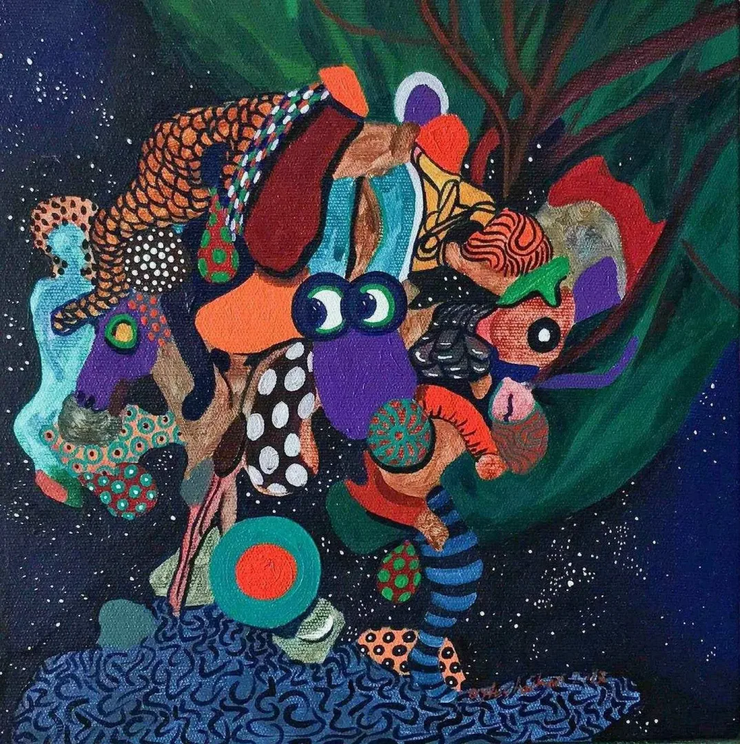 LEVENT OYLUÇTARHAN — “isimsiz”, 2017 "isimsiz" eseri LEVENT OYLUÇTARHAN tarafından 2017 yılında 25x25 cm ölçülerinde Tuval üzeri yağlı boya tekniği ile yapılmıştır.