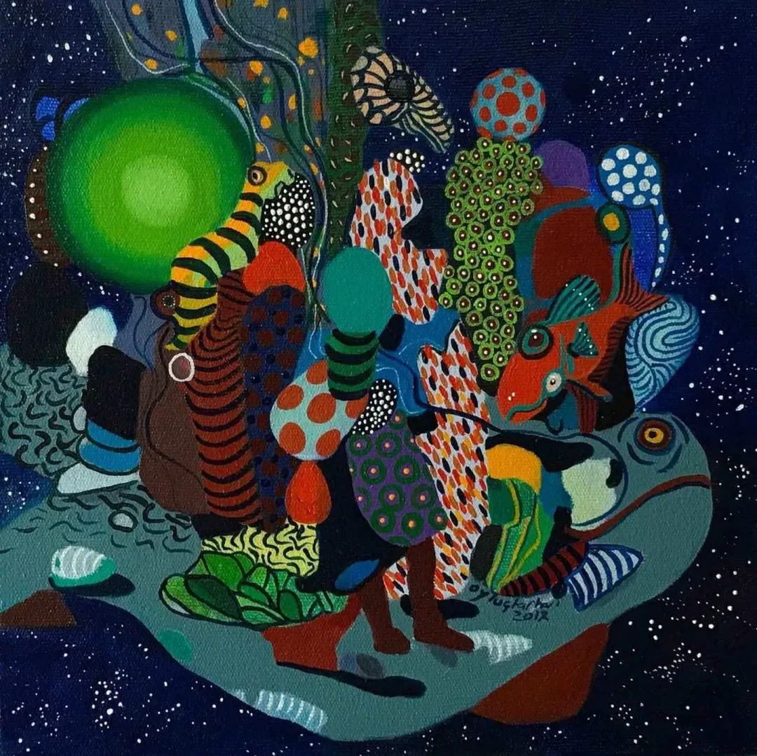 LEVENT OYLUÇTARHAN — “isimsiz”, 2017 "isimsiz" eseri LEVENT OYLUÇTARHAN tarafından 2017 yılında 25x25 cm ölçülerinde Tuval üzeri yağlı boya tekniği ile yapılmıştır.
