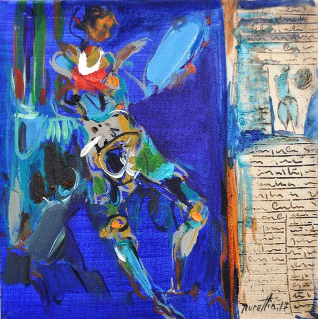 NURETTİN AKKAYA — “isimsiz”, 2017 "isimsiz" eseri NURETTİN AKKAYA tarafından 2017 yılında 25x25 cm ölçülerinde Tuval üzeri yağlı boya tekniği ile yapılmıştır.