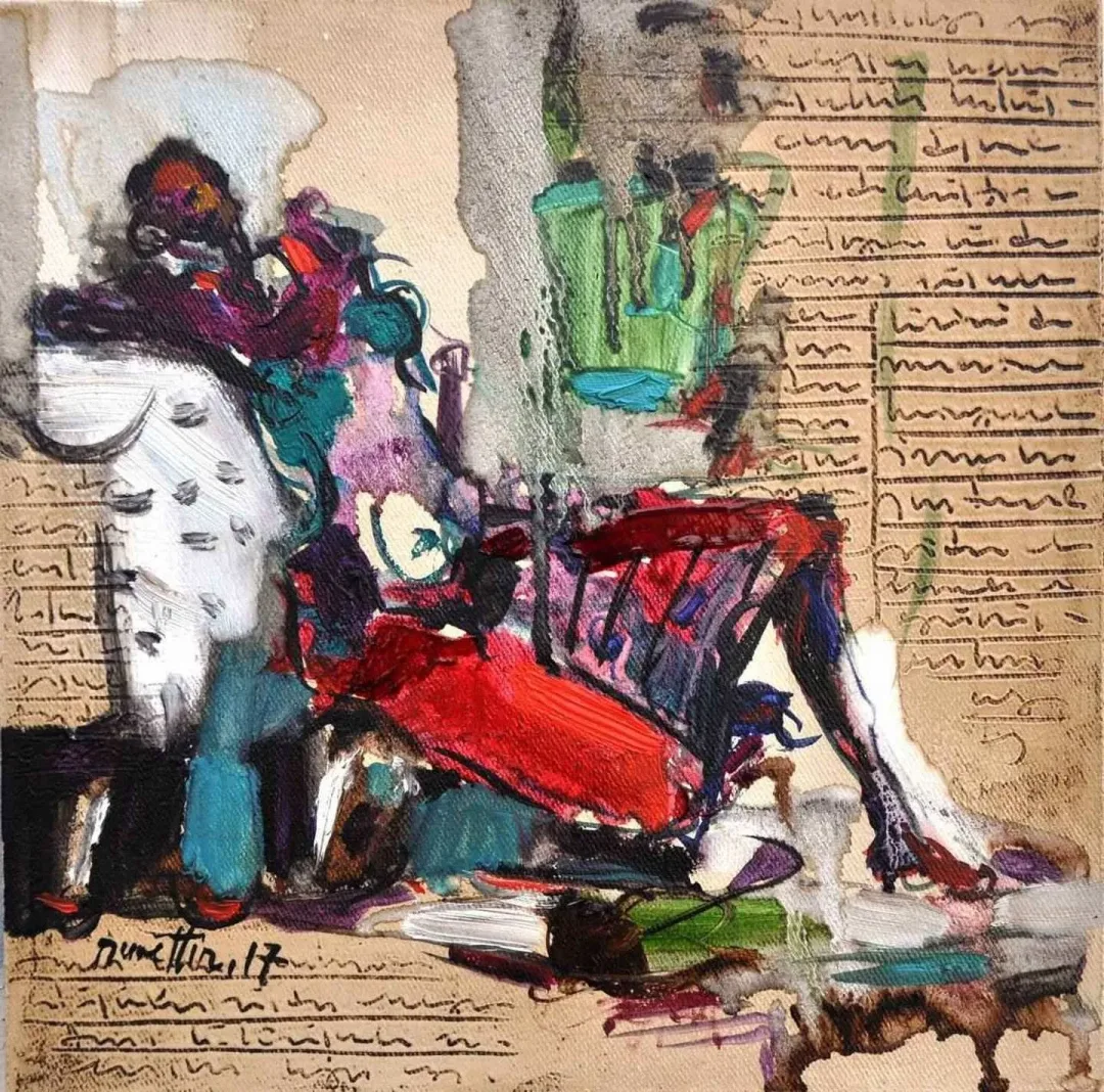 NURETTİN AKKAYA — “isimsiz”, 2017 "isimsiz" eseri NURETTİN AKKAYA tarafından 2017 yılında 25x25 cm ölçülerinde Tuval üzeri yağlı boya tekniği ile yapılmıştır.