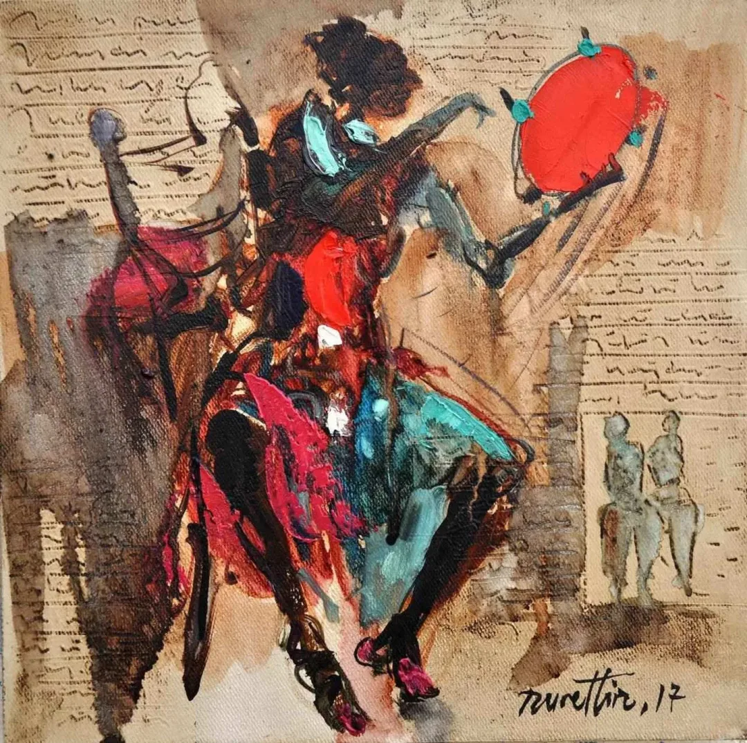 NURETTİN AKKAYA — “isimsiz”, 2017 "isimsiz" eseri NURETTİN AKKAYA tarafından 2017 yılında 25x25 cm ölçülerinde Tuval üzeri yağlı boya tekniği ile yapılmıştır.