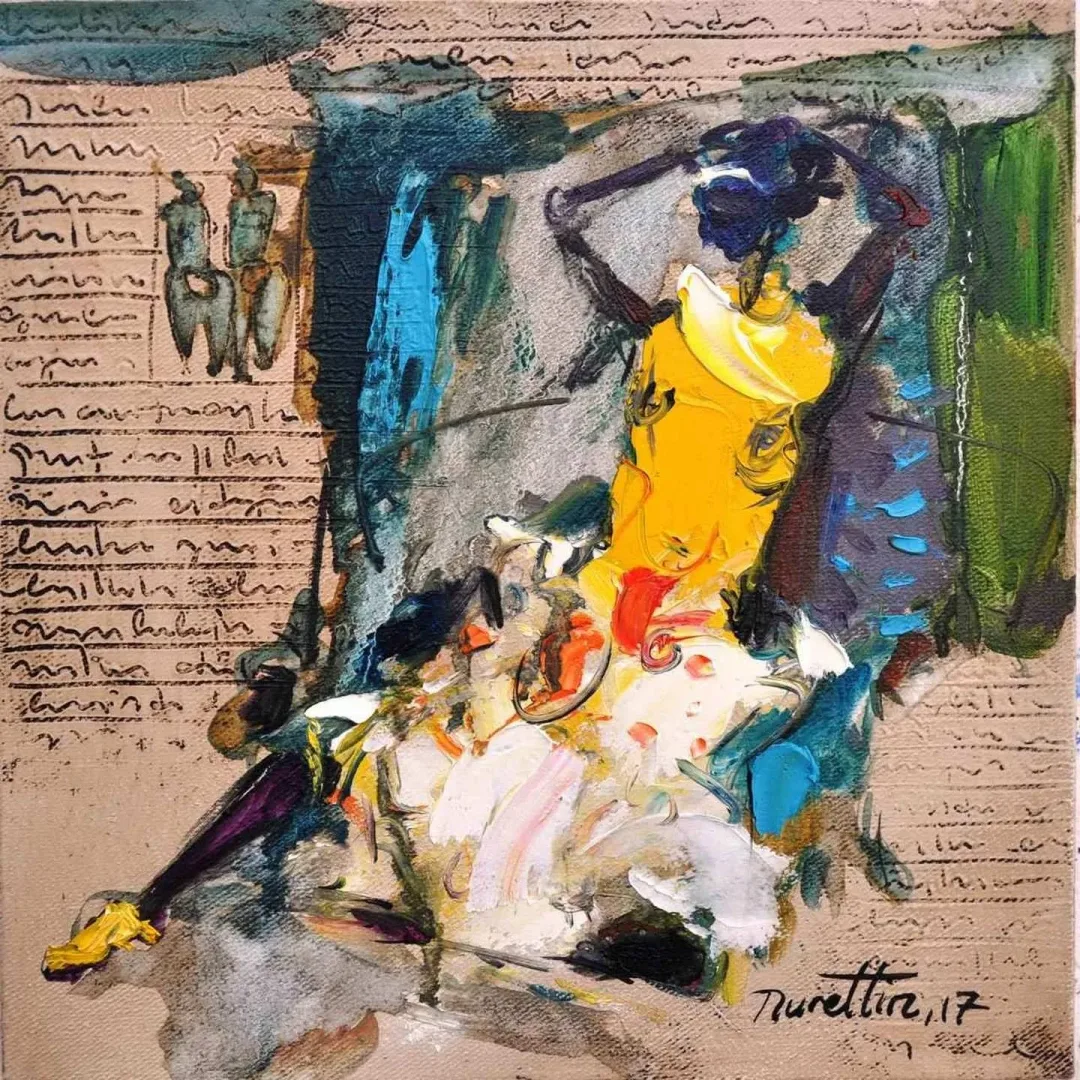NURETTİN AKKAYA — “isimsiz”, 2017 "isimsiz" eseri NURETTİN AKKAYA tarafından 2017 yılında 25x25 cm ölçülerinde Tuval üzeri yağlı boya tekniği ile yapılmıştır.