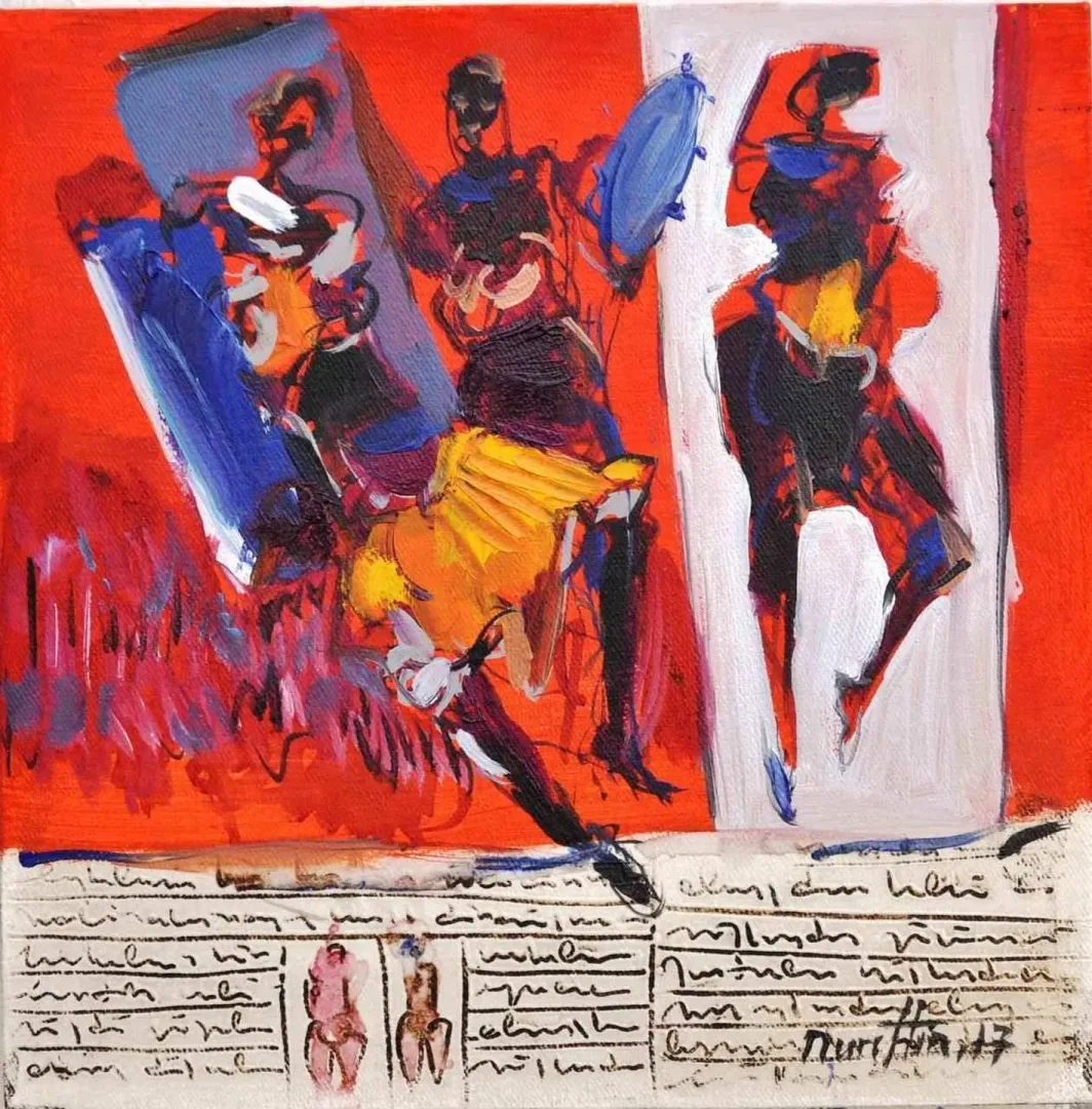 NURETTİN AKKAYA — “isimsiz”, 2017 "isimsiz" eseri NURETTİN AKKAYA tarafından 2017 yılında 25x25 cm ölçülerinde Tuval üzeri yağlı boya tekniği ile yapılmıştır.