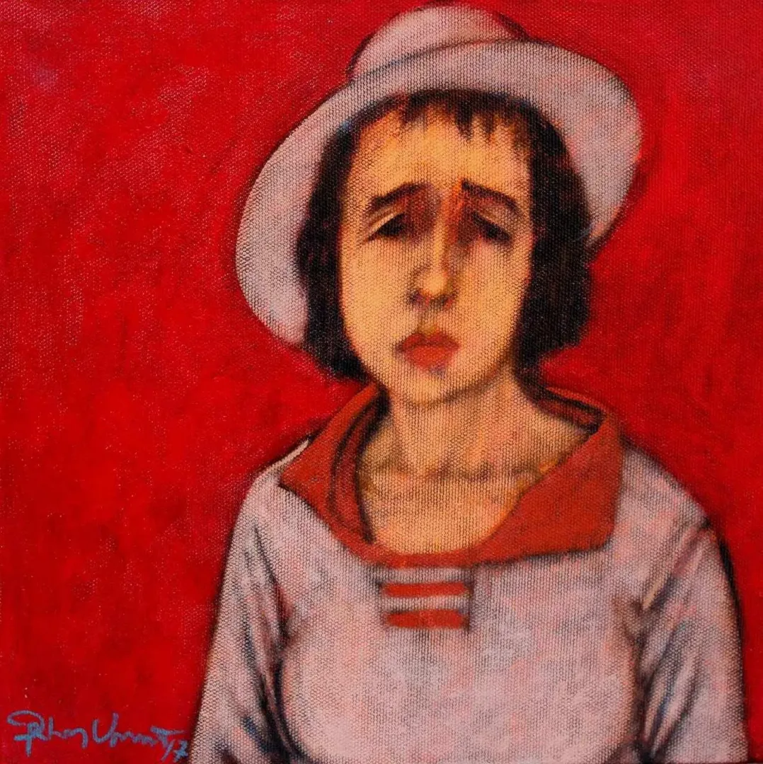 ORHAN UMUT — “isimsiz”, 2017 "isimsiz" eseri ORHAN UMUT tarafından 2017 yılında 25x25 cm ölçülerinde Tuval üzeri akrilik boya tekniği ile yapılmıştır.