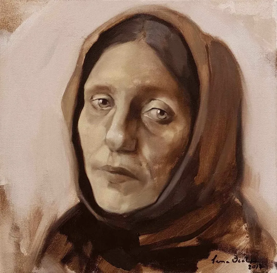 SEMA ÖCAL — “isimsiz”, 2017 "isimsiz" eseri SEMA ÖCAL tarafından 2017 yılında 25x25 cm ölçülerinde Tuval üzeri akrilik boya tekniği ile yapılmıştır.