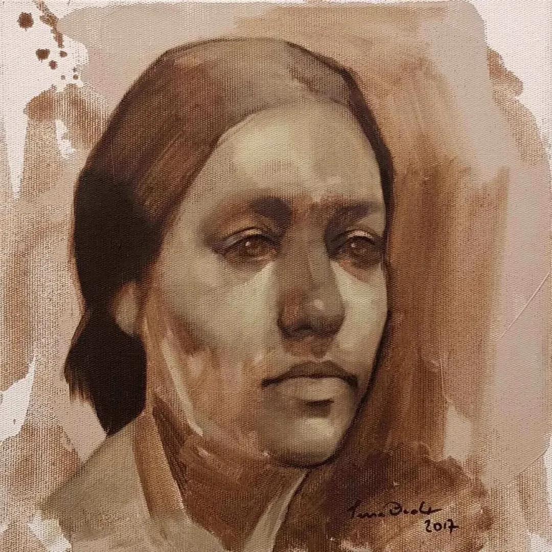 SEMA ÖCAL — “isimsiz”, 2017 "isimsiz" eseri SEMA ÖCAL tarafından 2017 yılında 25x25 cm ölçülerinde Tuval üzeri akrilik boya tekniği ile yapılmıştır.