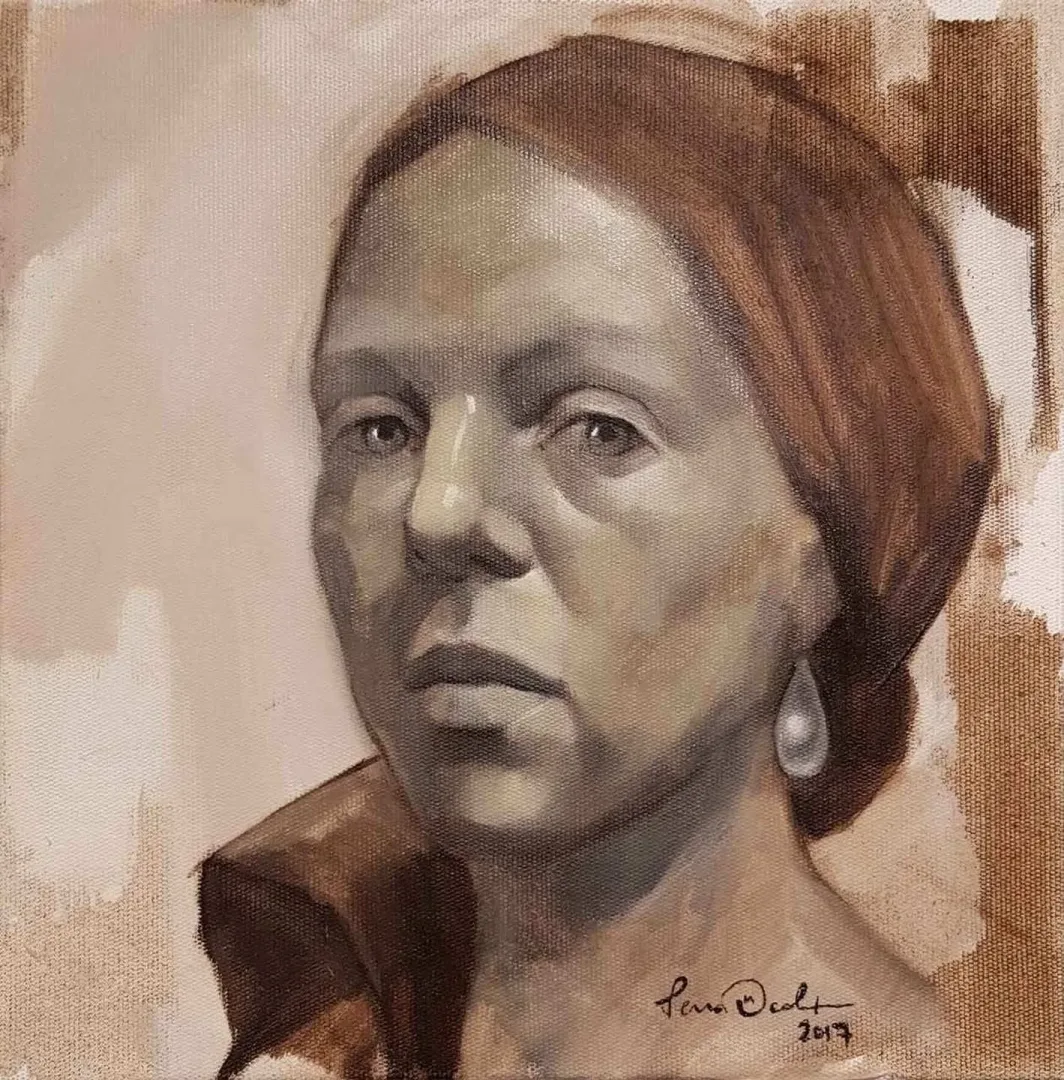 SEMA ÖCAL — “isimsiz”, 2017 "isimsiz" eseri SEMA ÖCAL tarafından 2017 yılında 25x25 cm ölçülerinde Tuval üzeri akrilik boya tekniği ile yapılmıştır.