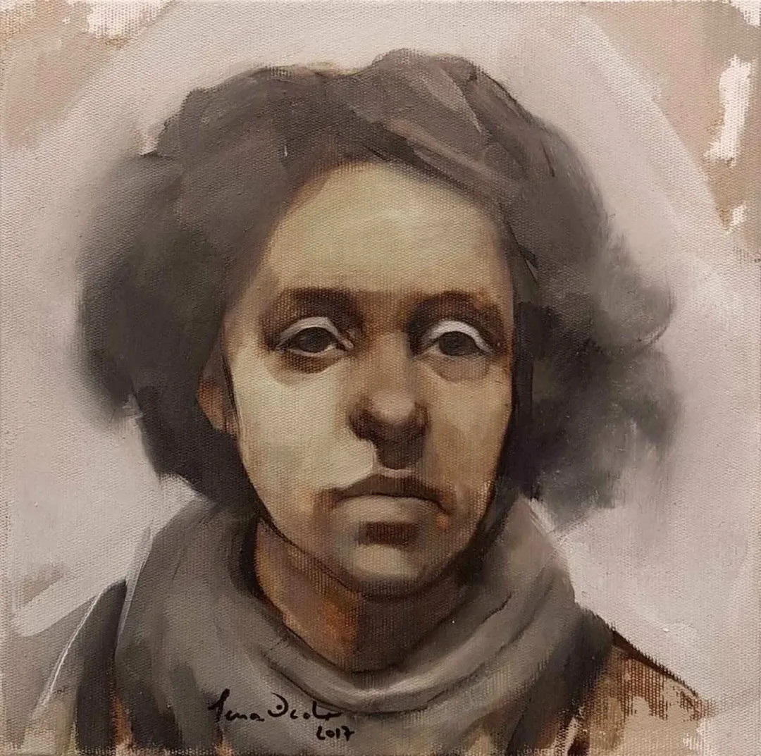 SEMA ÖCAL — “isimsiz”, 2017 "isimsiz" eseri SEMA ÖCAL tarafından 2017 yılında 25x25 cm ölçülerinde Tuval üzeri akrilik boya tekniği ile yapılmıştır.