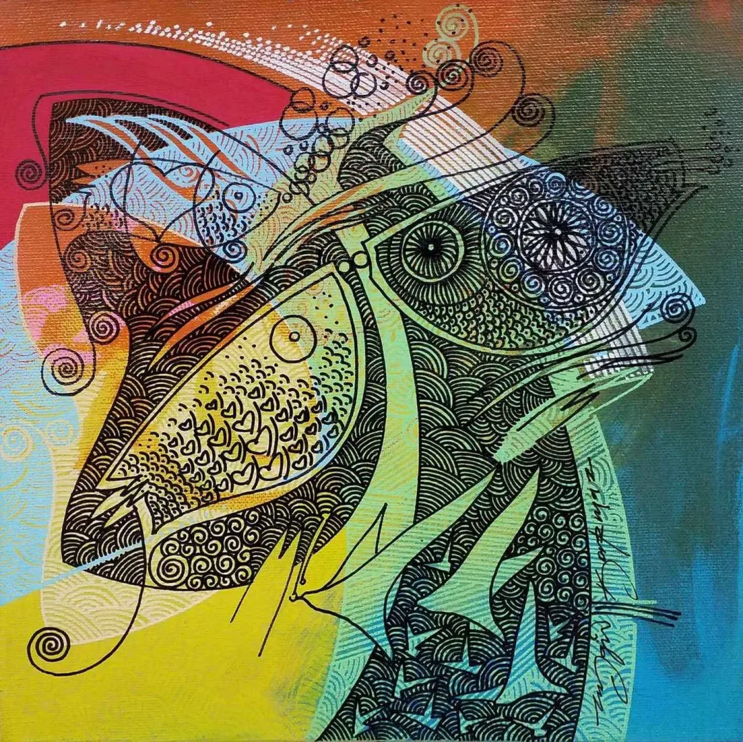 ENGİN KORKMAZ — “isimsiz”, 2017 "isimsiz" eseri ENGİN KORKMAZ tarafından 2017 yılında 25x25 cm ölçülerinde Tuval üzeri akrilik boya tekniği ile yapılmıştır.