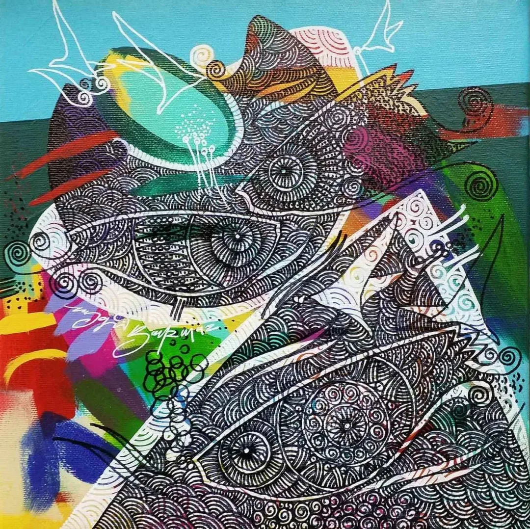 ENGİN KORKMAZ — “isimsiz”, 2017 "isimsiz" eseri ENGİN KORKMAZ tarafından 2017 yılında 25x25 cm ölçülerinde Tuval üzeri akrilik boya tekniği ile yapılmıştır.