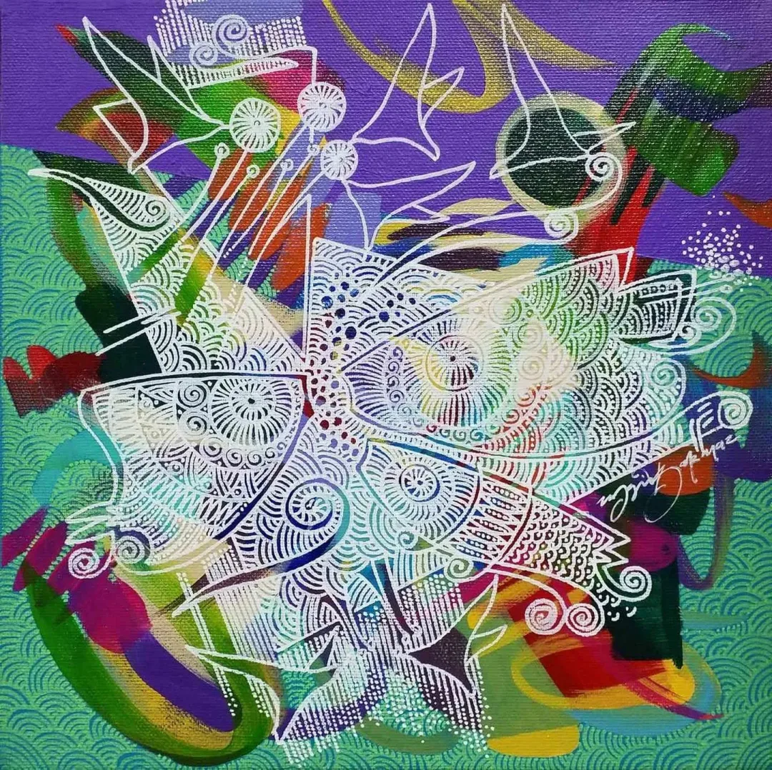 ENGİN KORKMAZ — “isimsiz”, 2017 "isimsiz" eseri ENGİN KORKMAZ tarafından 2017 yılında 25x25 cm ölçülerinde Tuval üzeri akrilik boya tekniği ile yapılmıştır.
