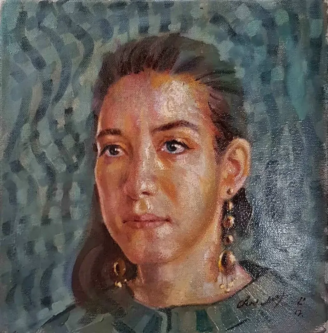SERDAL YERLİ — “isimsiz”, 2017 "isimsiz" eseri SERDAL YERLİ tarafından 2017 yılında 25x25 cm ölçülerinde Tuval üzeri yağlı boya tekniği ile yapılmıştır.