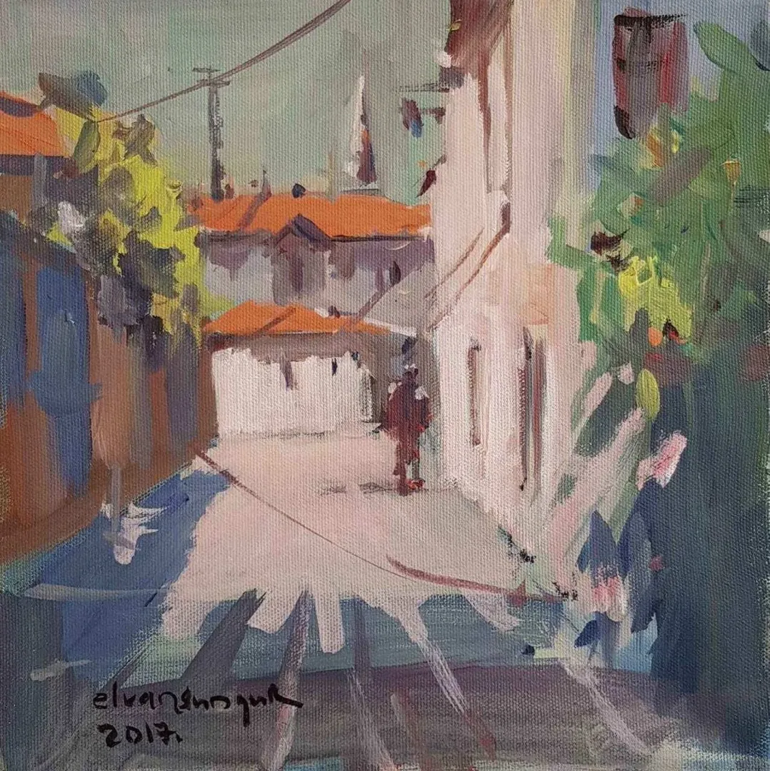 ELVAN SUNGUR — “isimsiz”, 2017 "isimsiz" eseri ELVAN SUNGUR tarafından 2017 yılında 25x25 cm ölçülerinde Tuval üzeri yağlı boya tekniği ile yapılmıştır.