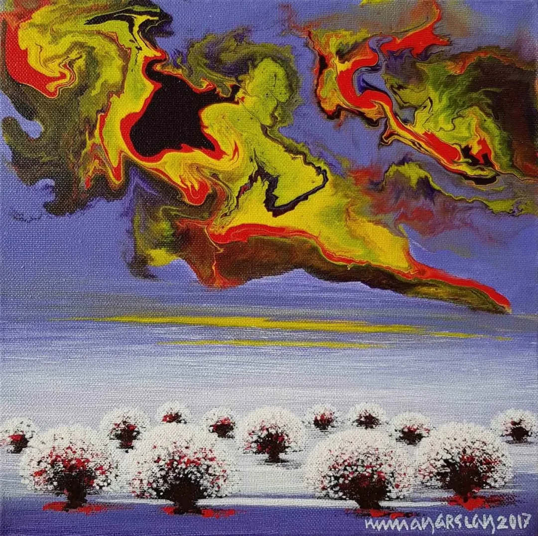 NUMAN ARSLAN — “isimsiz”, 2017 "isimsiz" eseri NUMAN ARSLAN tarafından 2017 yılında 25x25 cm ölçülerinde Tuval üzeri yağlı boya tekniği ile yapılmıştır.
