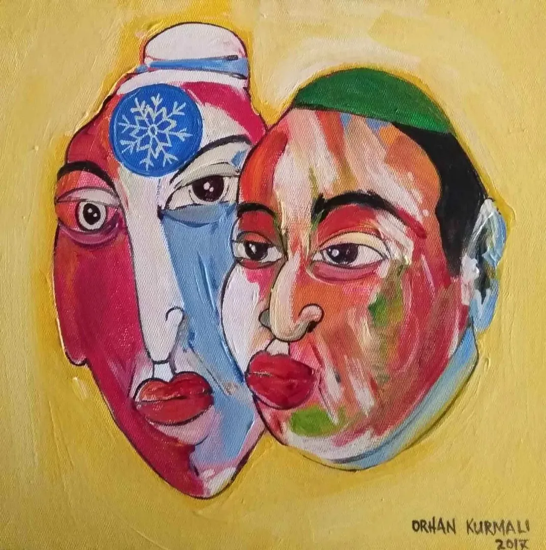 ORHAN KURMALI — “isimsiz”, 2017 "isimsiz" eseri ORHAN KURMALI tarafından 2017 yılında 25x25 cm ölçülerinde Tuval üzeri yağlı boya tekniği ile yapılmıştır.