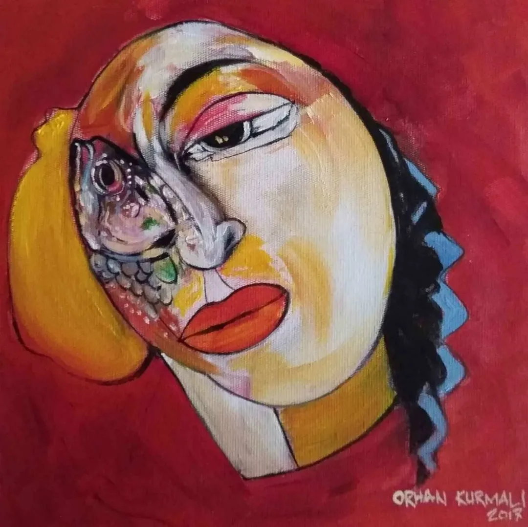 ORHAN KURMALI — “isimsiz”, 2017 "isimsiz" eseri ORHAN KURMALI tarafından 2017 yılında 25x25 cm ölçülerinde Tuval üzeri yağlı boya tekniği ile yapılmıştır.