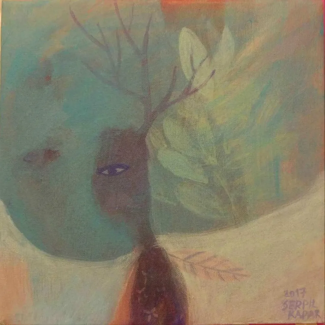 SERPİL KAPAR — “isimsiz”, 2017 "isimsiz" eseri SERPİL KAPAR tarafından 2017 yılında 25x25 cm ölçülerinde Tuval üzeri yağlı boya tekniği ile yapılmıştır.