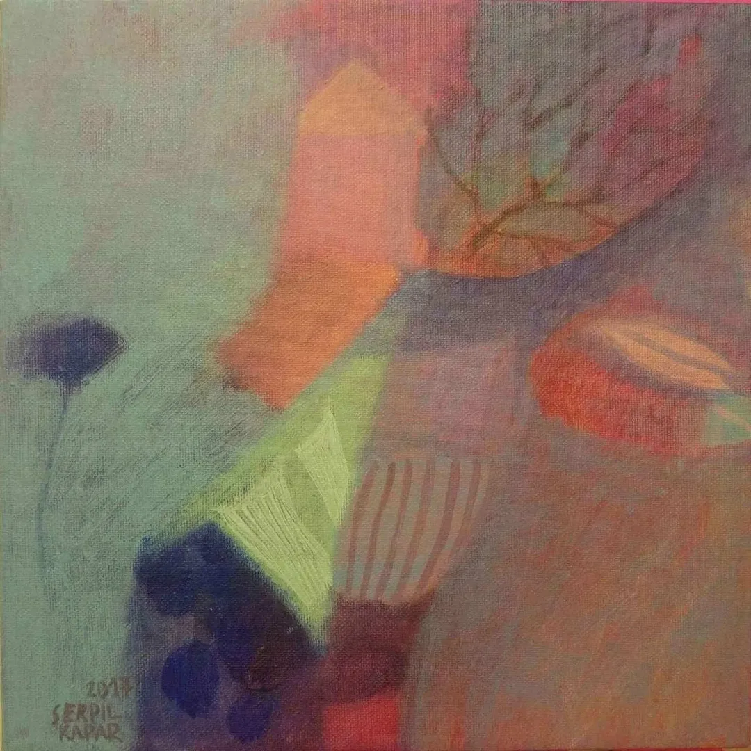 SERPİL KAPAR — “isimsiz”, 2017 "isimsiz" eseri SERPİL KAPAR tarafından 2017 yılında 25x25 cm ölçülerinde Tuval üzeri yağlı boya tekniği ile yapılmıştır.