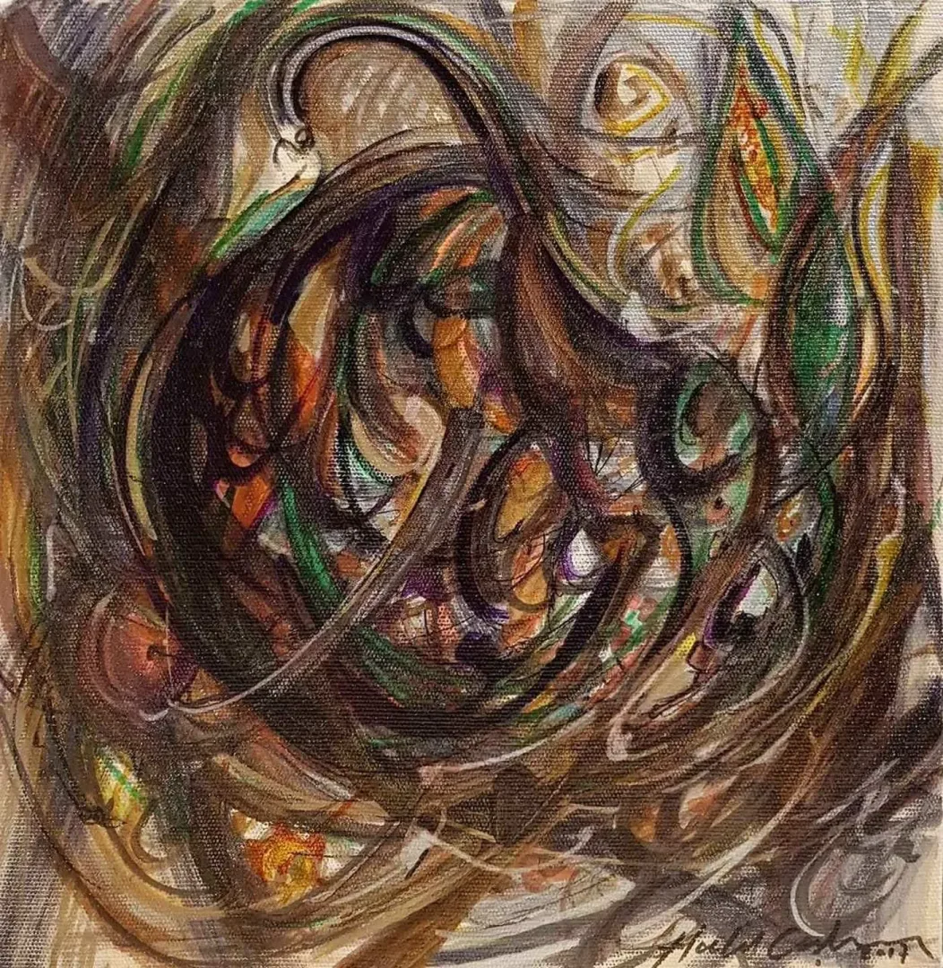 HALİL COŞKUN — “isimsiz”, 2017 "isimsiz" eseri HALİL COŞKUN tarafından 2017 yılında 25x25 cm ölçülerinde Tuval üzeri yağlı boya tekniği ile yapılmıştır.