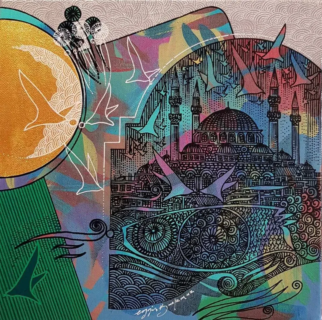 ENGİN KORKMAZ — “isimsiz”, 2017 "isimsiz" eseri ENGİN KORKMAZ tarafından 2017 yılında 25x25 cm ölçülerinde Tuval üzeri akrilik boya tekniği ile yapılmıştır.
