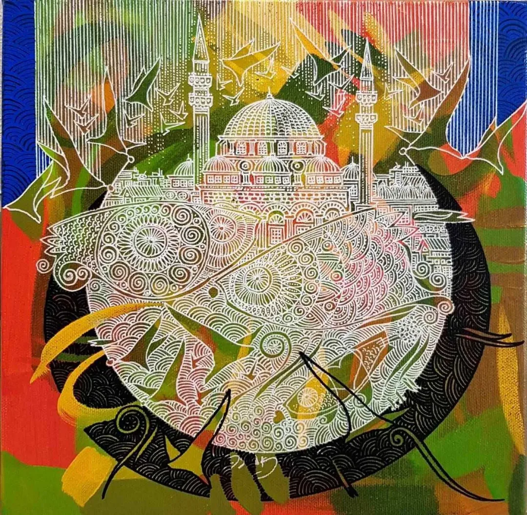 ENGİN KORKMAZ — “isimsiz”, 2017 "isimsiz" eseri ENGİN KORKMAZ tarafından 2017 yılında 25x25 cm ölçülerinde Tuval üzeri akrilik boya tekniği ile yapılmıştır.